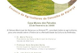 Encontro de agricultores do concelho de Alpiarça- Nova cultura para a região, a Amêndoa