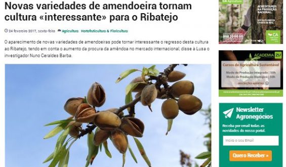 Entrevista de Nuno Geraldes Barba à AgroNegócios