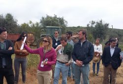 Visita de Campo a amendoal na Herdade Torre de Figueiras, Monforte